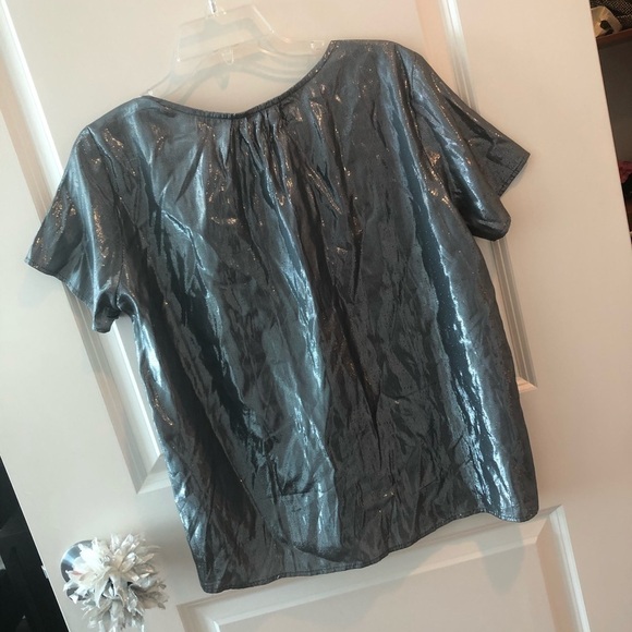 Velvet by Graham & Spencer Metallic Top Size S - Picture 15 of 15
